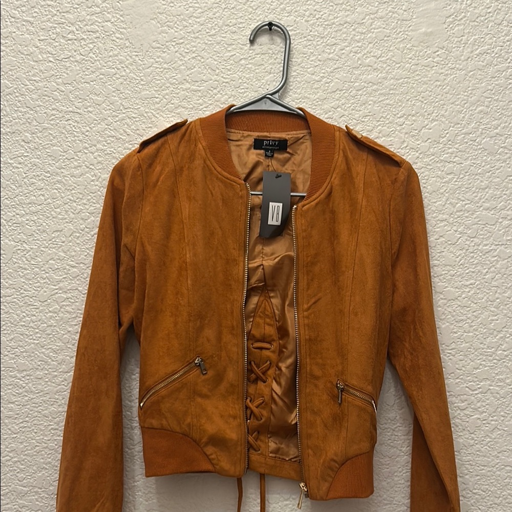 Pixi Women's Tan Suede Jacket